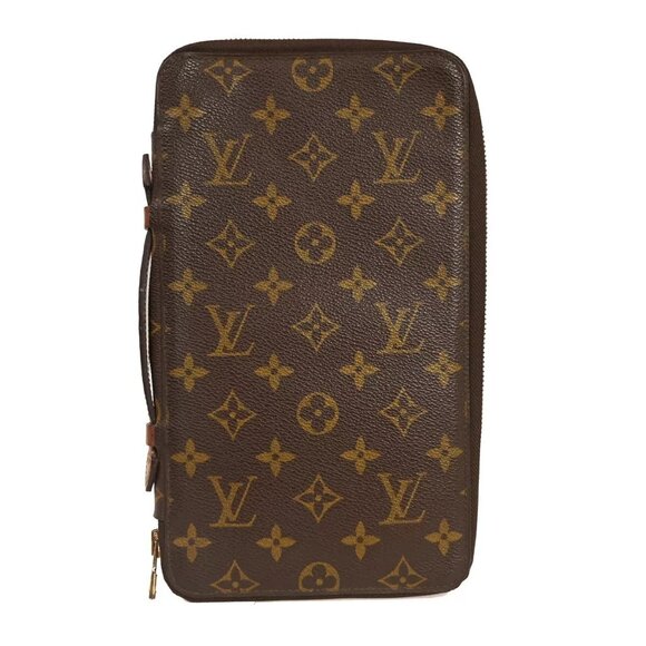 LOUIS VUITTON Poche Escapade Bifold Wallet Monogram Leather - Picture 1 of 16